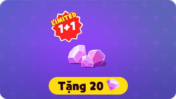 1+1 chồng Đá quý khi mua lần đầu