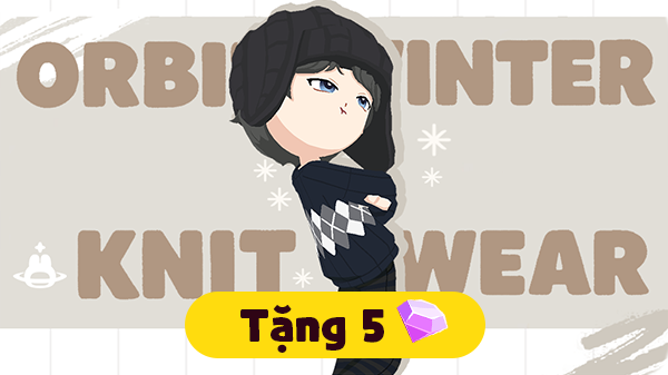 Gói Len form rộng ORBIT xanh navy