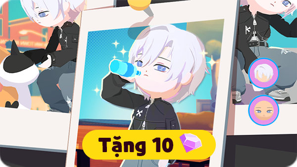 Gói Tiền bối style thần bí (tóc-biểu cảm)