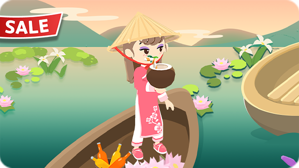Gói Áo dài hồng KM