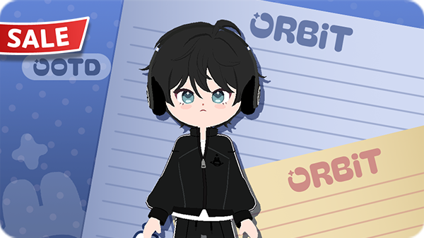 Gói Bộ đồ thể thao retro ORBIT đen KM