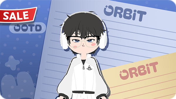 Gói Bộ đồ thể thao retro ORBIT trắng KM