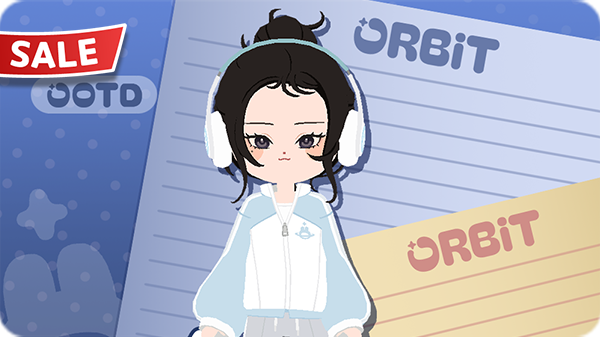 Gói Bộ đồ thể thao retro ORBIT xanh da trời KM