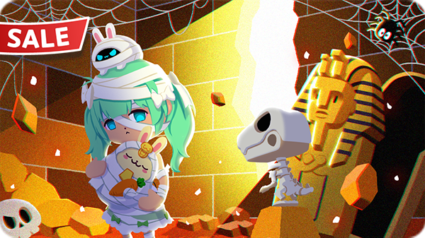 Cô gái xác ướp quấn băng KM